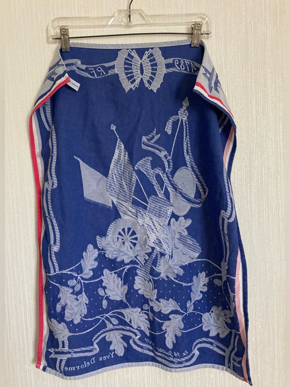 Yves Delorme vintage Bastille Day tea towel - Picture 9 of 10